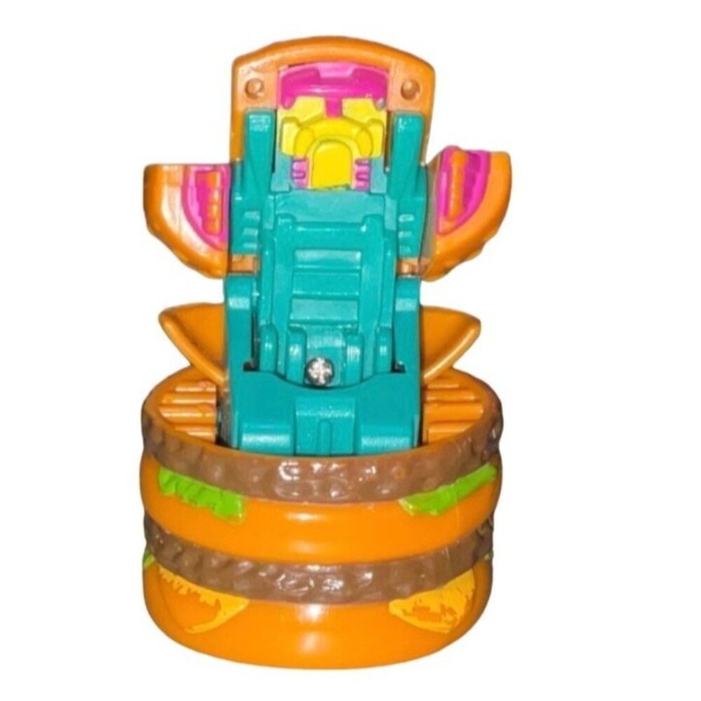 Vintage 1987 McDonalds Changeables Transforming Big Mac Toy Burger Robot